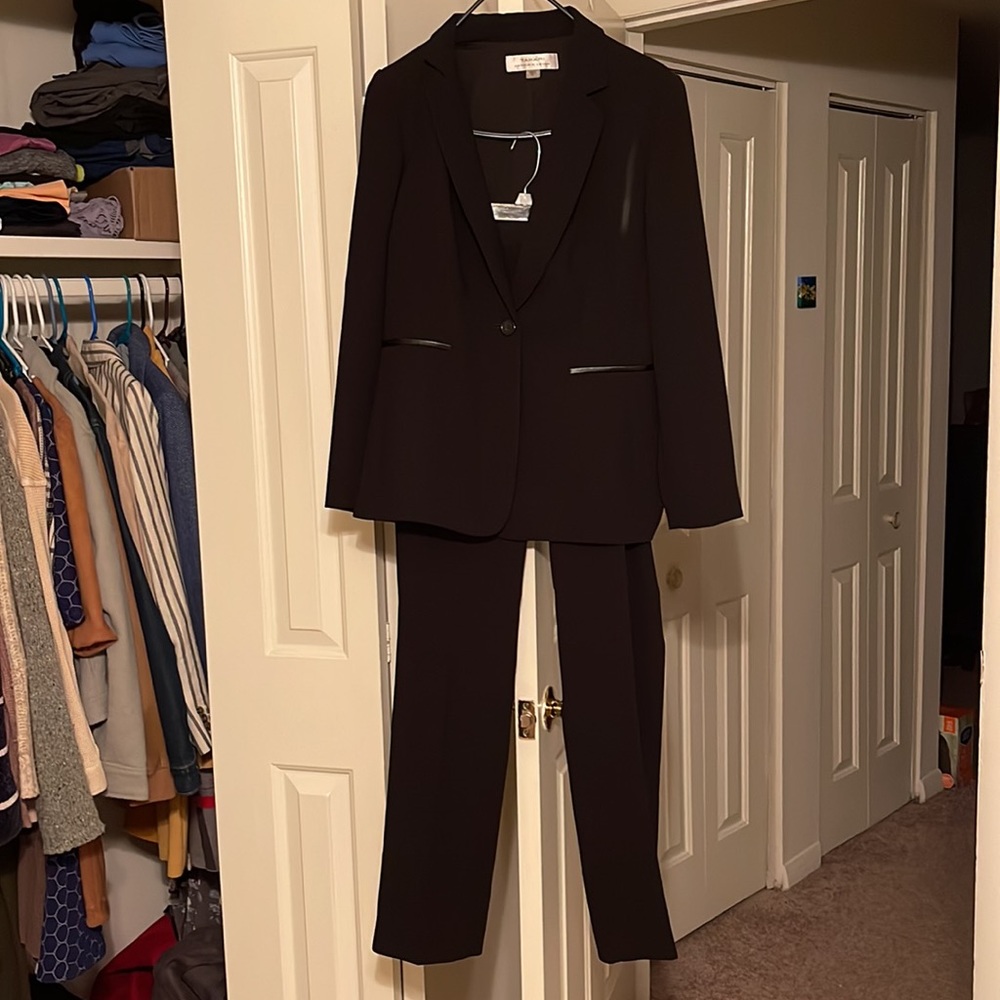 Tahari Black Suit